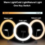 رینگ لایت آر جی بی MJ56 RGB Ring Light - Image 5