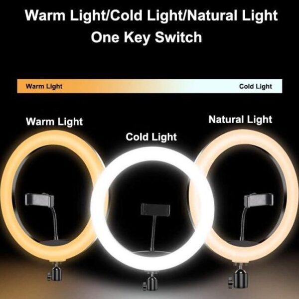 رینگ لایت آر جی بی MJ56 RGB Ring Light - Image 5