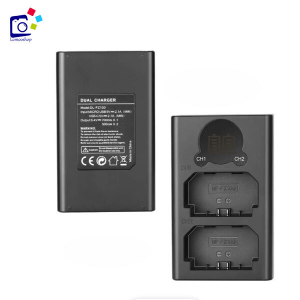شارژر و باطری دوتایی نیور برای سونی FZ100 NEEWER Dual Charger - Image 7