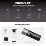 اسپات لایت PHOTOOLEX x AMBITFUL 10W Flash Light Photography Spotlight Four Colors - Image 6