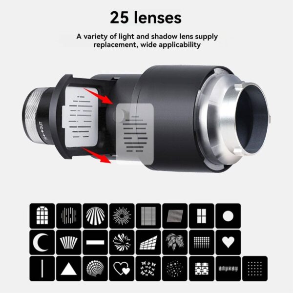 اسنوت لنز دار  YONGEER LG-80pro Projeksiyon Gözlemleme Silindiri - Image 3