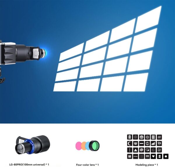 اسنوت لنز دار  YONGEER LG-80pro Projeksiyon Gözlemleme Silindiri - Image 7