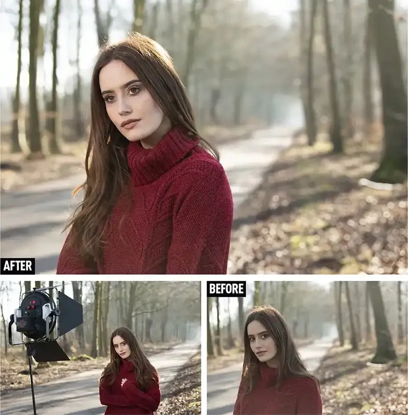 نور طبیعی در عکاسی چیست و چه ویژگیهایی دارد؟ - تفاوت نور طبیعی و مصنوعی در عکاسی|مقایسه نور طبیعی و مصنوعی در عکاسی|عکاسی تبلیغاتی با نور طبیعی و مصنوعی|نورپردازی حرفهای در تولید محتوا|نور طبیعی در عکاسی