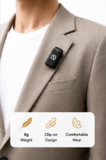 میکروفون یقه‌ای بی‌سیم Hollyland LARK A1 Type-C (USB Type-C / تایپ C) - Image 4