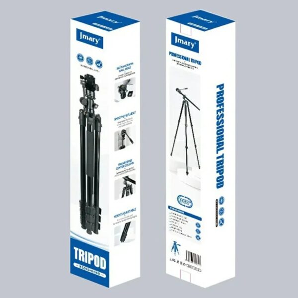 سه پایه جیماری KS355+HG60 در حالت T افقی با دوربین DSLR