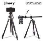سه پایه دوربین جیماری KS355+HG60 - حالت استاندارد و حالت افقی T