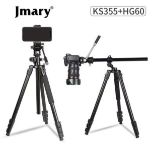 سه پایه دوربین جیماری KS355+HG60 - حالت استاندارد و حالت افقی T